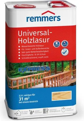 Produktbild von Remmers Universal-Holzlasur farblos 2,5L - 317103