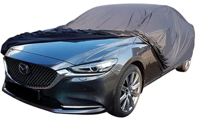 Image de Housse de voiture extérieure adaptée à Mazda 6 Mk3 Noir Imperméable et