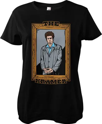 Produktbild von Seinfeld - The Kramer Art Girly Tee - X-Large - Black