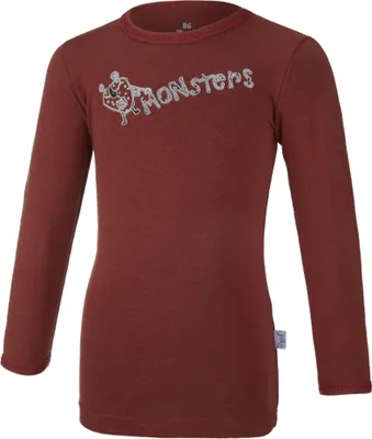 Produktbild von T-Shirt REFLEX Motiv Langarm Oultlast® - Kastanienbraun