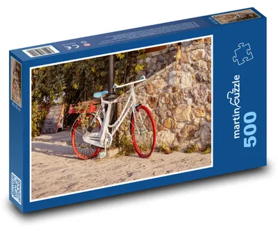 Obrázek produktu pro Puzzle 500 Jízdní kolo s červenými koly - martinpuzzle