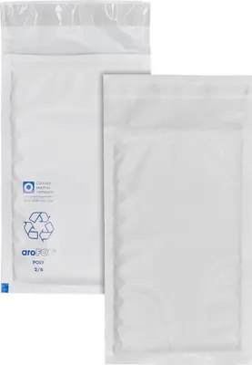 Produktbild von aroFOL® POLY Luftpolstertaschen 2/B weiß für DIN A6, 200 St.
