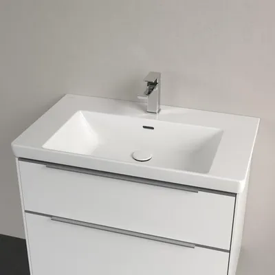 Produktbild von Villeroy & Boch Subway 3.0 Schrankwaschtisch 80 cm, mit 1 Hahnloch, mit Überlauf