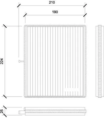 Produktbild von DIEDERICHS DCI0841 Innenraumfilter Pollenfilter für CHEVROLET NUBIRA Stufenheck