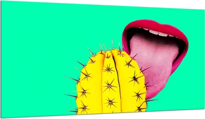 Produktbild von Herdabdeckplatte Glaskeramikkochfeld-Abdeckung Spritzschutz Glas 90x52 Pop Art