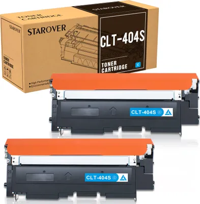 Produktbild von 2er Cyan Toner für CLT-C404S CLT-M404S CLT-404S K404S Samsung C480W Xpress C480FW C48X C430 C430W C480 C43X CLT-P404C 404S CLT-K404S CLT-Y404S Series