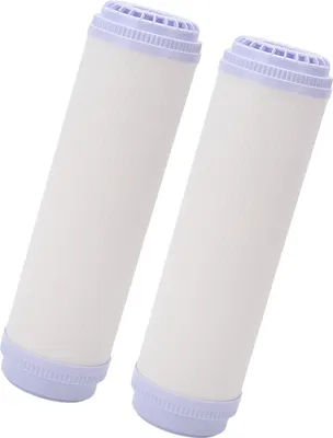 Imagen del producto de 2 filtros de agua de gran caudal para beber directamente, tipo ultrafiltro, de repuesto para purificadores de agua de 10 pulgadas