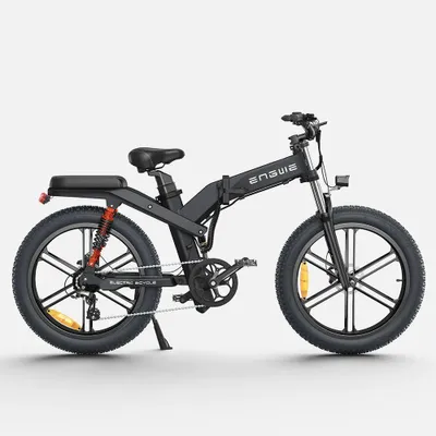 Image de Vélo Électrique- Roues 26"- Batterie 48V 29.2AH - Autonomie 100KM - Noir