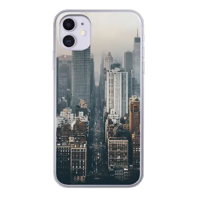 Produktbild von MuchoWow® Handyhülle Schutzhülle Hülle für iPhone 11 Skyline von New York Silikon Softcase Handy Hülle - Handytasche