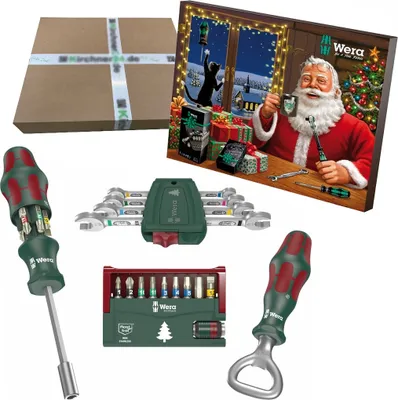 Produktbild von Wera Adventskalender 2025, 28-teilig, 05136610001
