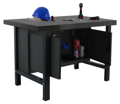 Image de Etabli Simonwork Bt6 Metal Cabinet 1500 Antracite Antracite 830x1500x730 - Simonrack