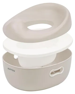 Immagine prodotto di Vasino per bambini 3 in 1 - Riduttore per WC e gradino - 34 x 28,5 x 21 cm - Rosa