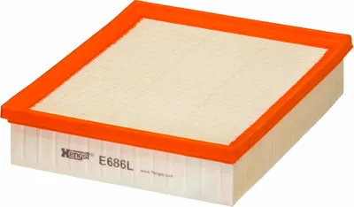 Produktbild von Luftfilter HENGST FILTER E686L für FIAT MULTIPLA (186) Filtereinsatz