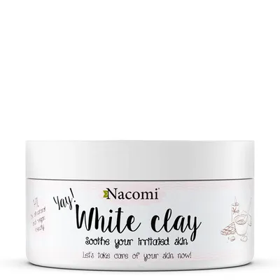 Zdjęcie produktu dla Nacomi Maska łagodząca biała glinka kaolin, 50 g