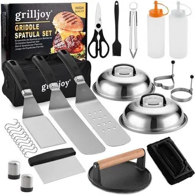 Produktbild von Zubehör für Grill, Hamburger-Pressen-Set, Teppanyaki
