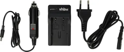 Produktbild von vhbw Ladegerät kompatibel mit Canon MVX35i, MVX350i, MVX300, MVX330i, MVX30i, MVX200, MVX250i, MVX20i Kamera - Ladeschale, Kfz-Adapter Ladeanzeige