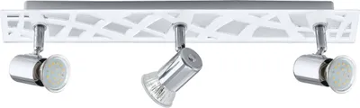 Produktbild von Eglo 93177 Daven 1 LED Spot 3x5W Stahl Kunststoff chrom satiniert