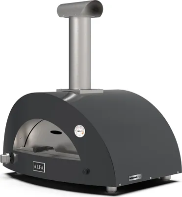 Immagine prodotto di Alfa Forni Moderno 2 Pizze Hybrid-Pizzaofen Ardesia Grey