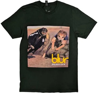Immagine prodotto di Blur - T-shirt "Parklife" con stampa posteriore per uomo/donna unisex RO12918 (M) (Verde)