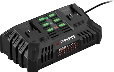 Image de PARKSIDE® Chargeur double de batterie "PDSLG 20 B1", 4,5 A