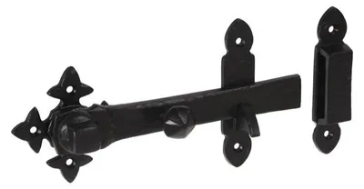 Produktbild von Zamknięcie Furtki 190 mm Torverschluss mit 2 Riegeln schwarz