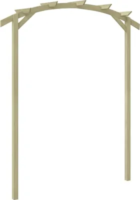 Obrázek produktu pro Zahradní pergola impregnovaná borovice 180 x 210 x 40 cm