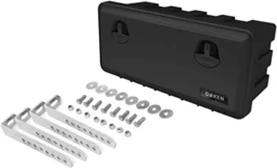 Produktbild von DAKEN Werkzeugkasten JUST 81105 750x350x300mm 48l mit Montagehalterungen für LKW Anhänger Staubox wasserdicht