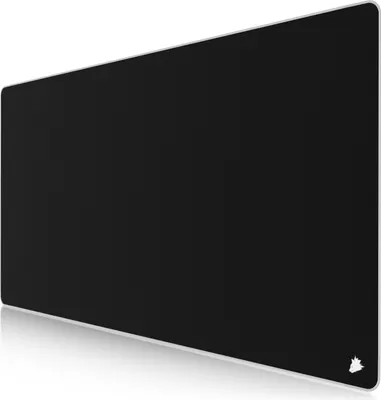 Produktbild von Titanwolf Gaming Mauspad, XXXL Speed Mousepad 1200 x 600 mm, Geschwindigkeit & Präzision, Symbol weiß