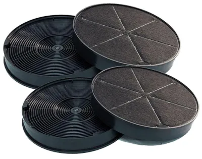Produktbild von 4 Stück Aktivkohlefilter für Miele DKF14 06532971 Geruchsfilter mit Aktivkohle für Dunstabzugshaube DA 186 /1867