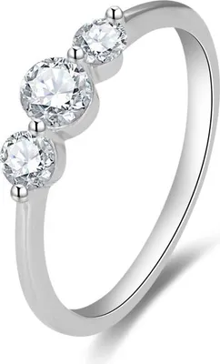 Immagine prodotto di Anello di fidanzamento fine con zirconi AGG466, 62 mm