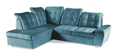 Produktbild von Ecksofa BONNY mit Schlaffunktion – links – verstellbare Kopfstützen