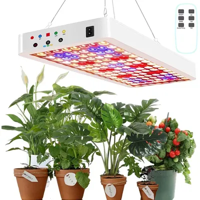 Produktbild von Plant Light Pflanzenwachstum Licht, Vollspektrum On-Stage wachsen Licht mit Auto Timer (8hrs/12hrs/16hrs)