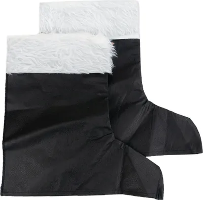 Imagen del producto de Cubrezapatos de Papá Noel, ideales para disfraces y trajes navideños, con forro