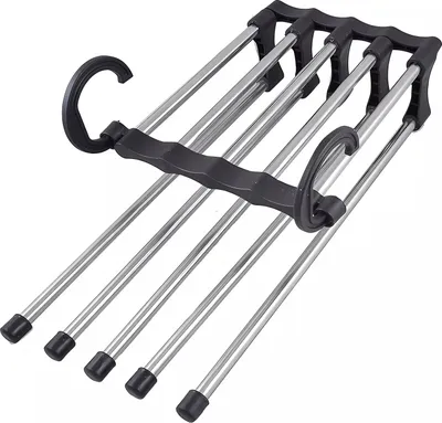 Image de Verk 01872 Cintre pour 5 pantalons noir