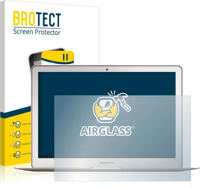 Produktbild von BROTECT Schutzglas für Apple MacBook Air 13" 2017 Schutzfolie Panzer Folie Glas Display Schutz klar