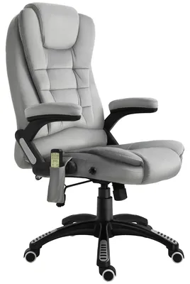 Produktbild von Bürostuhl mit Massagefunktion Ergonomischer Chefsessel mit Heizfunktion, Liegefunktion, Wippfunktion Höhenverstellbar 360° Drehbar Computerstuhl