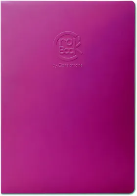 Produktbild von Clairefontaine CrokBook, Magenta, A4 (210 x 297 mm), 90 g/m², 24 Blätter