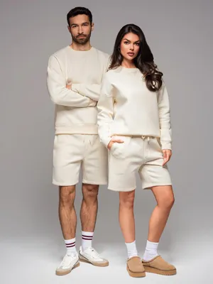 Obrázek produktu pro Ombre Clothing Tepláková souprava Resefight krémová XL/XXL
