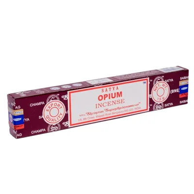 Produktbild von yogabox Räucherstäbchen Satya - 15g, 20-22 cm, 30-45 Minuten Opium