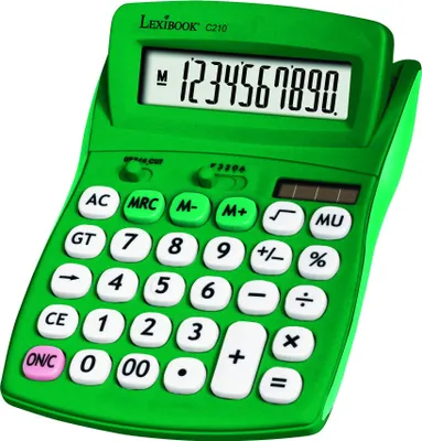 Image de Calculatrice de Bureau verte 10 Chiffres