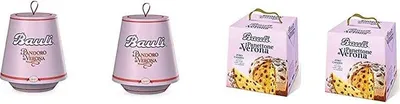 Produktbild von Testpaket Bauli Panettone mit Rosinen und Mandeln & Pandoro Tradizionale 4 x 1kg