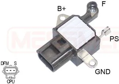 Produktbild von ERA 215696 Lichtmaschinenregler 14V für FORD Fiesta Mk5 Schrägheck (JH1, JD1, JH3, JD3) Generator