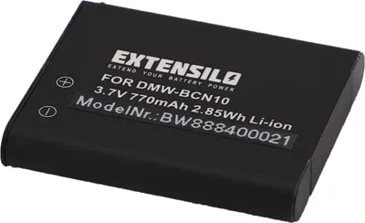 Produktbild von EXTENSILO 2x Akku kompatibel mit Leica C Kamera (770 mAh, 3,7 V, Li-Ion)