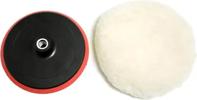 Zdjęcie produktu dla Płyta dryfująca i włóknina polerska do polerki 180 mm
