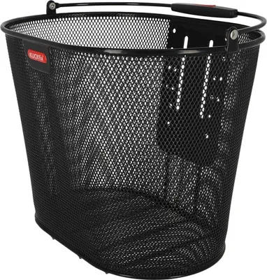 Produktbild von KLICKfix Oval Plus EF, Vorderseite, Fahrradkorb, Schwarz, 18 l, 7 kg, 360 mm