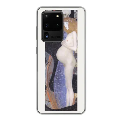 Produktbild von MuchoWow® Handyhülle Schutzhülle Hülle für Samsung Galaxy S20 Ultra Hoffnung I - Gustav Klimt Silikon Softcase Handy Hülle - Karteninhaber