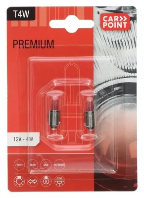 Produktbild von 1x CARPOINT 0760122 Premium Instrumentenbeleuchtung Glühlampe 4W 12V