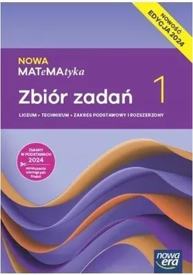 Immagine prodotto di Matematyka Klasa 1 MATeMAtyka Zbiór Zadań z Podręcznikiem Rozszerzony i Podstawowy - LO Nowa Era, 2024, praca zbiorowa
