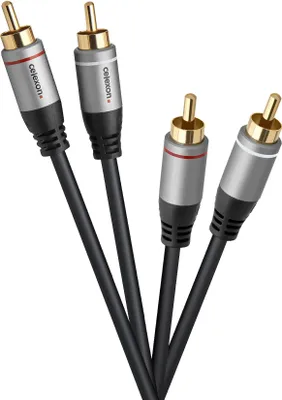 Produktbild von celexon 2x Cinch Stereo Audiokabel 10,0m - Professional Line