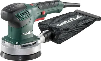 Image de Ponceuse excentrique METABO SXE 3125, Plateau abrasif multi-hole, Sac à poussières en tissu